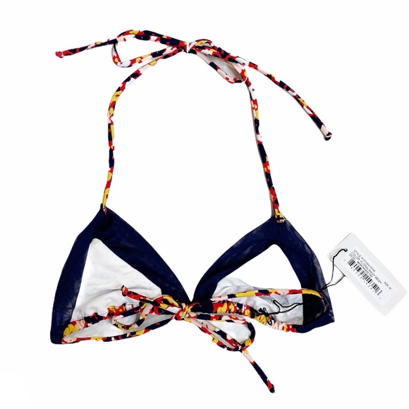 Rachel Pally Mesh Naxos Top in Floral & Navy Mesh - Picture 4 of 5